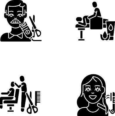 EPS 해외이미지 클립아트 헤어스타일 디자인 실루엣 컨셉 신체 일러스트 휴식 건강 세트 픽토그램 상점 검은색 웹 스파 마사지 플랫 미용사 이발 수집 가득함 심볼 심플 팩 테라피 순서 고립 고체 돌봄 상형문자 스타일리스트 엘리먼트 이발사 항목 활자 해외일러스트 직업 문자 컬러 인터넷 모션 촬영기법 뷰티 화장품 활자판 파일형식 벡터 이미지허브