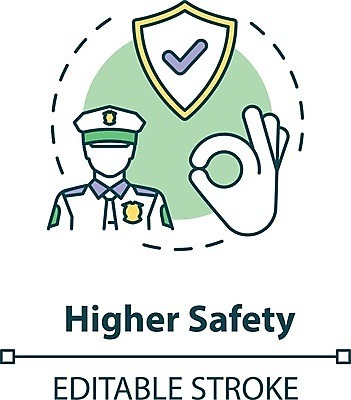 EPS 해외이미지 컨셉 추상 안전 사람없음 경찰 보호 약속 방패 안정성 지원 해외일러스트 직업 무늬 파일형식 벡터 이미지허브