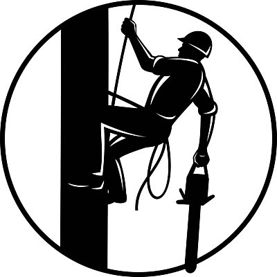 EPS 해외이미지 나무 남자 일러스트 흑백 그래픽 원형 인쇄 복고 판화 판매원 목판화 원예사 재주꾼 전기톱 해외일러스트 도형 식물 직업 촬영기법 미술 사람 톱 파일형식 벡터 문화예술 공구 도구 이미지허브