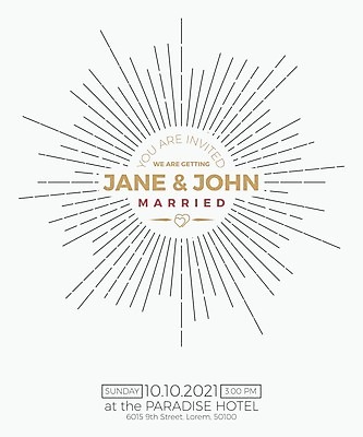 EPS 해외이미지 디자인 선 결혼 백그라운드 컨셉 일러스트 사람없음 흰색 축하 청첩장 심플 해외일러스트 컬러 카드_감사 이벤트 파일형식 벡터 이미지허브