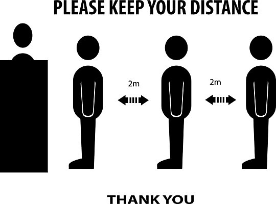 EPS 해외이미지 클립아트 일러스트 거리 건강 안전 사람 바이러스 보호 계산원 고립 해외일러스트 직업 컨셉 파일형식 벡터 이미지허브