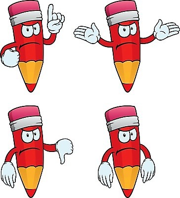 EPS 해외이미지 캐릭터 감정 얼굴 포즈 장갑 일러스트 손가락 관리 빨간색 세트 연필 분노 가리킴 표현 만화 수집 그림 코믹 보여주기 불만 마스코트 해외일러스트 일러캐릭터 손 잡화 컬러 모션 학용품 손짓 신체부위 필기구 파일형식 벡터 이미지허브