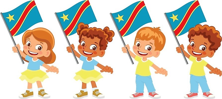 EPS 해외이미지 클립아트 손 배너 물결 어린이 일러스트 소년 깃발 민주주의 심볼 공화국 콩고 해외일러스트 남자 나라 아프리카 사람 신체부위 파일형식 벡터 이미지허브