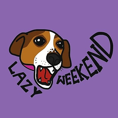 EPS 해외이미지 한마리 영어 반려견 일러스트 입벌림 타이포그라피 사람없음 반려동물 보라색 강아지 손그림 잭러셀테리어 해외일러스트 동물 문자 1 컬러 표정 개 테리어 파일형식 벡터 이미지허브