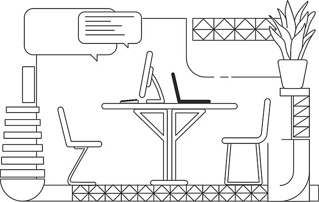 EPS 해외이미지 실루엣 선 백그라운드 컨셉 인터넷 일러스트 통신 회의 노동자 주택 아이디어 직장 실내 사람없음 내부 컴퓨터 사무실 우주 방 업무 오픈 작업실 플랫 낙서 만화 스케치 종업원 책상 그림 심플 윤곽 온라인 복잡 얇은 타격 프리랜서 스타일 미니멀 해외일러스트 직업 가구 회사 비즈니스 모션 촬영기법 미술 건물 전자제품 작업 파일형식 벡터 이미지허브