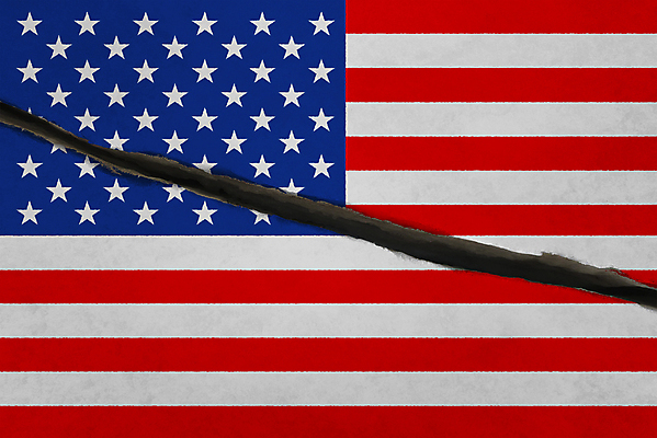 포토 JPG 해외이미지 디자인 배너 벽 백그라운드 사람없음 미국 깃발 그리기 틈 균열 선거 심볼 붕괴 다리찢기 그런지 위기 전국 해외포토 북아메리카 모션 민주주의 파일형식 이미지허브