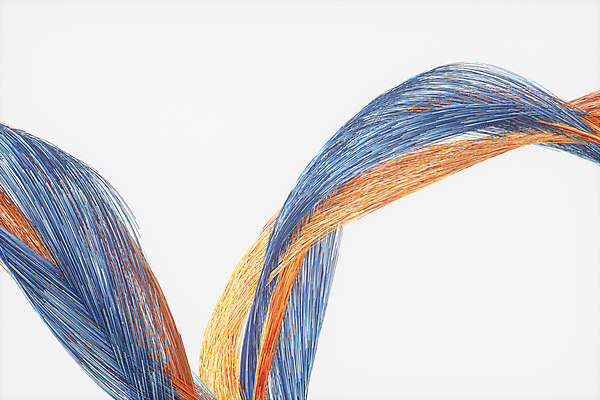 포토 JPG 해외이미지 그래픽백그라운드 추상 사람없음 그래픽 파란색 3D 주황색 광섬유 교차 해외포토 컬러 백그라운드 무늬 디지털합성 파일형식 이미지허브