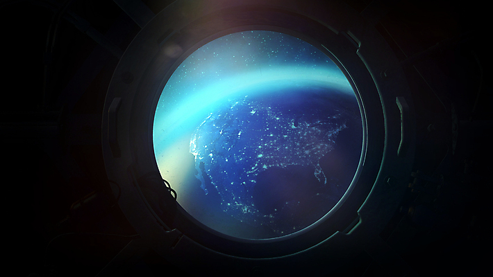 JPG 해외이미지 지구 일러스트 사람없음 3D 우주 우주선 빛망울 환상 해외일러스트 컨셉 빛 디지털합성 파일형식 이미지허브