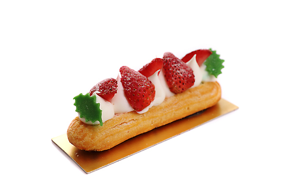 포토 JPG 해외이미지 딸기 디저트 실내 사람없음 한개 달콤 흰배경 슈크림 프랑스음식 에클레어 해외포토 1 음식 백그라운드 과일 서양음식 내부 흰색 맛 크림 파일형식 이미지허브