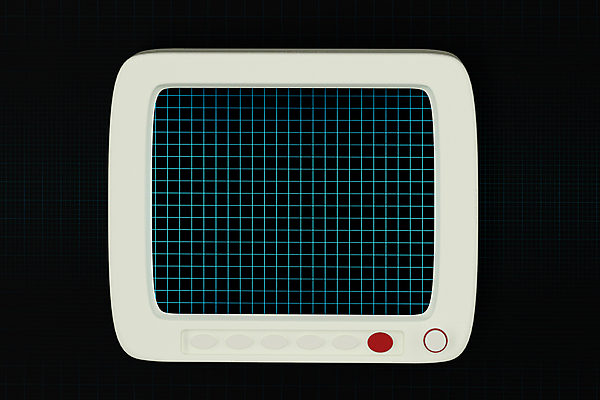 JPG 해외이미지 의학 사람없음 3D 검은색 심전도모니터 해외포토 포토 컬러 디지털합성 파일형식 이미지허브