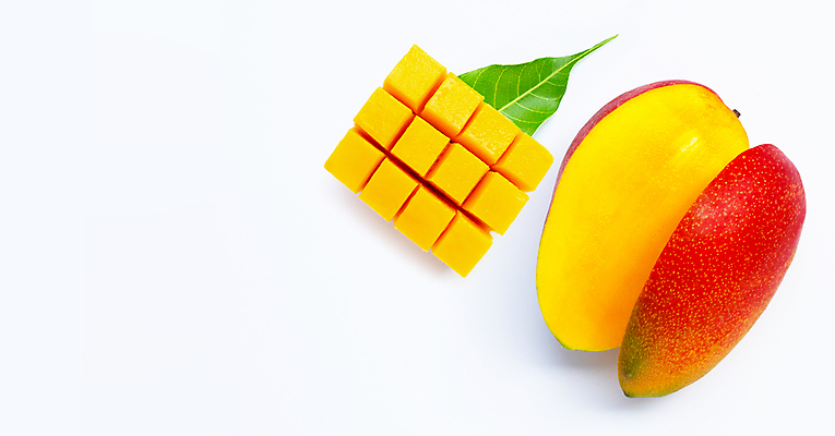 포토 JPG 해외이미지 잎 단면 실내 사람없음 큐브 열대과일 흰배경 슬라이스 망고 과일조각 애플망고 해외포토 식물 조각 백그라운드 과일 내부 흰색 파일형식 이미지허브