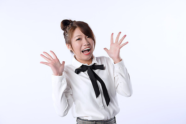 포토 JPG 해외이미지 라이프스타일 여자 행복 감정 포즈 백그라운드 손가락 손바닥 한명 사람 놀람 흰색 표현 오픈 10 고립 스타일 해외포토 1 손 컬러 표정 생활 숫자 파일형식 이미지허브