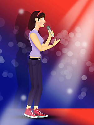 포토 JPG 해외이미지 행복 음악 일러스트 노래 사람없음 파티 스크린 모니터 텔레비전 콘서트 공연 가수 마이크 노래방 해외일러스트 감정 음향기기 문화예술 이벤트 전자제품 컴퓨터 음악가 파일형식 이미지허브