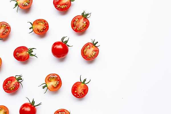 포토 JPG 해외이미지 토마토 방울토마토 단면 실내 사람없음 흰배경 해외포토 백그라운드 채소 내부 흰색 파일형식 이미지허브