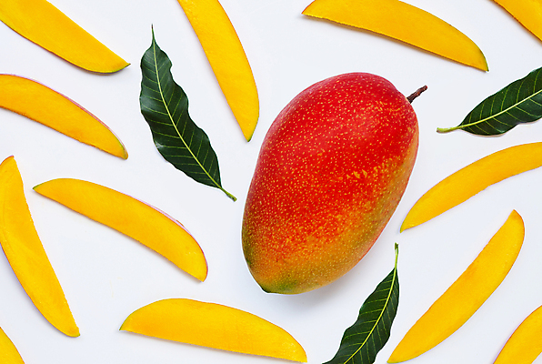 포토 JPG 해외이미지 잎 단면 실내 사람없음 열대과일 흰배경 슬라이스 망고 과일조각 애플망고 해외포토 식물 조각 백그라운드 과일 내부 흰색 파일형식 이미지허브