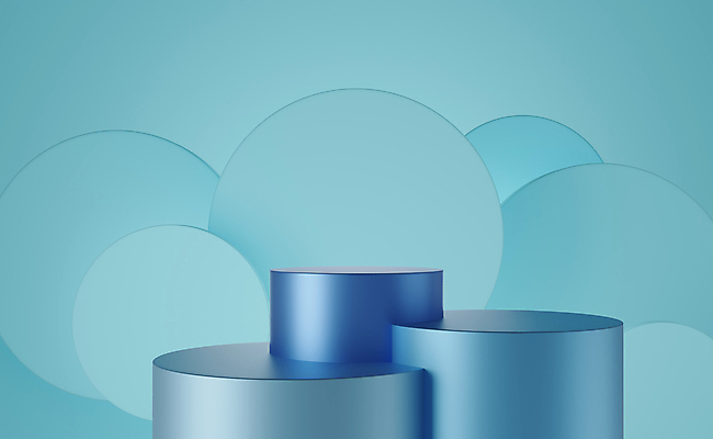 JPG 해외이미지 백그라운드 사람없음 파란색 3D 금속 정사각형 해외포토 포토 도형 컬러 재질 디지털합성 파일형식 이미지허브