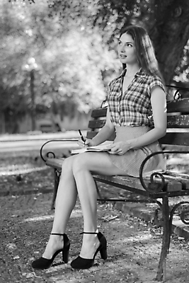 포토 JPG 해외이미지 백인 학생 라이프스타일 응시 드레스 여자 교육 셔츠 벤치 학교 한명 사람 앉기 10대 책 스터디 치마 유행 검은색 공책 흰색 잡기 우아함 대학교 체크무늬 우크라이나 스타일 해외포토 서양인 1 시선 옷 유럽 컬러 컨셉 상의 무늬 의자 모션 청소년 하의 문구용품 생활 학습 파일형식 이미지허브