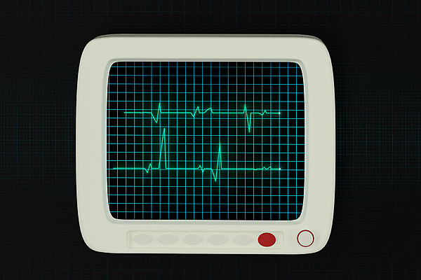 JPG 해외이미지 의학 사람없음 3D 검은색 바이탈사인 심전도 심전도모니터 해외포토 포토 컬러 디지털합성 파일형식 이미지허브
