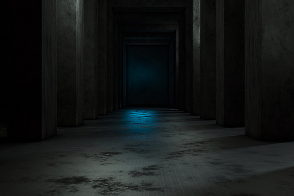 포토 JPG 해외이미지 그림자 사람없음 내부 빛 3D 어둠 공간 회색 기둥 터널 비어있는 해외포토 건축 길 컬러 디지털합성 파일형식 이미지허브