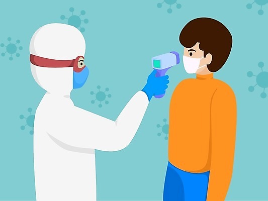 EPS 해외이미지 손 신체 일러스트 건강 병원 가면 사람 건강관리 디지털 의사 열 호흡기관 바이러스 보호 질병 온도계 체온계 위험 만화 직원 측정 서비스 예방 감염 부름 온도 센서 이마 인플루엔자 전염병 제어 증상 해외일러스트 컨셉 의학 모션 관리 신체부위 의료진 장기_의학 파일형식 벡터 이미지허브