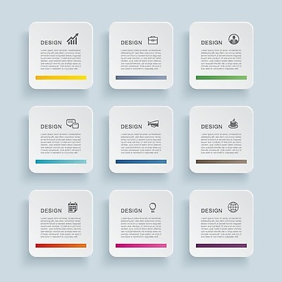 EPS 해외이미지 디자인 일러스트 비즈니스 사람없음 세트 라벨 사각형 인포그래픽 정보 엘리먼트 타임라인 해외일러스트 도형 프레임 파일형식 벡터 이미지허브