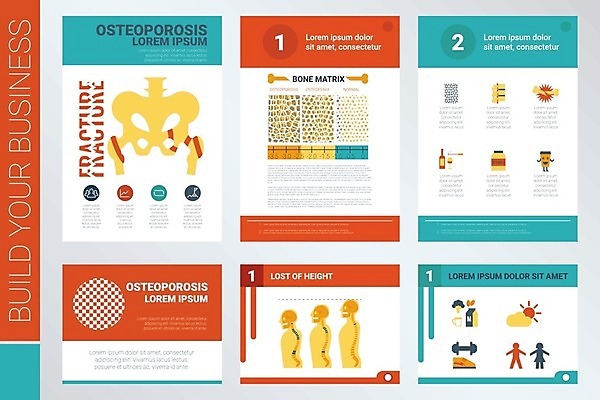 EPS 해외이미지 템플릿 일러스트 뼈 사람모양 사람없음 건강관리 척추 레이아웃 골다공증 골반뼈 해외일러스트 모양 건강 관리 질병 파일형식 벡터 이미지허브