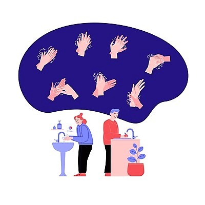 EPS 해외이미지 캐릭터 포스터 선 일러스트 손가락 관리 설명 사람 물 글로벌 거품 욕실 엄지손가락 플랫 바이러스 보호 질병 손톱 피부 예방 감염 비누 박테리아 돌봄 엘리먼트 위생관리 주목 해외일러스트 일러캐릭터 자연요소 손 컨셉 의학 모션 신체부위 위생용품 파일형식 벡터 이미지허브