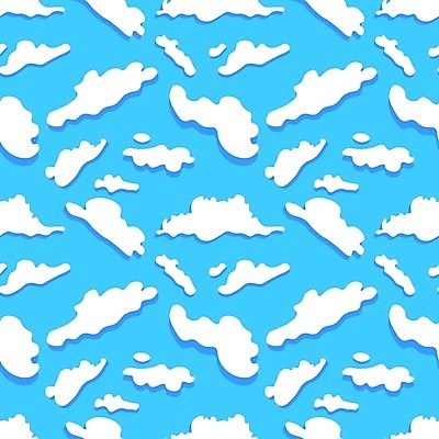 EPS 해외이미지 모양 구름 디자인 종이 백그라운드 패턴 일러스트 자연 벽지 하늘 날씨 추상 미술 그래픽 장식 여름 파란색 흰색 아기 만화 그림 질감 해외일러스트 자연요소 계절 컬러 무늬 문화예술 사람 생태계 파일형식 벡터 이미지허브