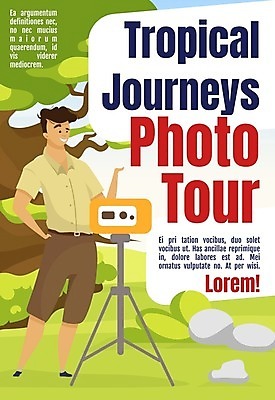 EPS 해외이미지 나무 남자 포스터 여행 허리손 잎 일러스트 한명 성인 카메라 사진촬영 돌_바위 가리킴 즐거움 휴양지 삼각대 성인남자한명만 해외일러스트 식물 1 감정 포즈 사람 손짓 전자제품 촬영 장소 남자한명만 성인남자만 파일형식 벡터 이미지허브