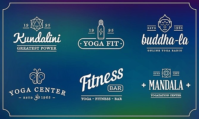 EPS 해외이미지 디자인 나비 일러스트 요가 타이포그라피 사람없음 세트 라벨 헬스 헬스장 심볼 만다라 부처님상 스포츠센터 해외일러스트 문자 웰빙 곤충 프레임 운동 불상 부처 파일형식 벡터 이미지허브