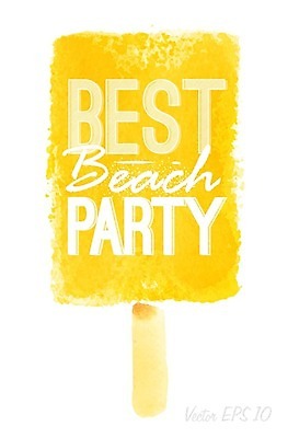 EPS 해외이미지 일러스트 수채화 사람없음 여름 노란색 손그림 막대아이스크림 해외일러스트 계절 컬러 아이스크림 파일형식 벡터 이미지허브