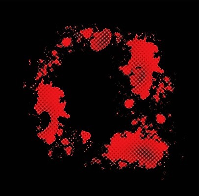 EPS 해외이미지 백그라운드 일러스트 추상 미술 그래픽 빨간색 검은색 힘 에너지 점 만화 그림 코믹 고립 스타일 해외일러스트 컬러 무늬 문화예술 파일형식 벡터 이미지허브