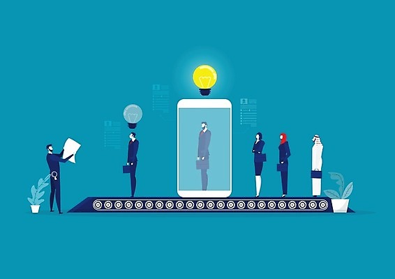 EPS 해외이미지 직업 인터넷 일러스트 사람 알약 유행 스크린 웹 대기 그룹 플랫 서비스 검색 시작 경영자 면접 온라인 자원 모집 고용 방법 인원 채용 후보 해외일러스트 비즈니스 약 구직 리더 파일형식 벡터 이미지허브