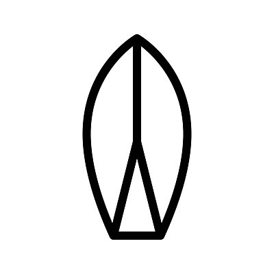 EPS 해외이미지 선 일러스트 사람없음 서핑보드 서핑 심볼 심플 해외일러스트 수상스포츠 보드_스포츠 파일형식 벡터 이미지허브