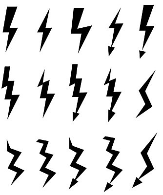 EPS 해외이미지 디자인 일러스트 날씨 화살 경고 빛 세트 힘 에너지 위험 번개 심볼 사인 심플 볼트 충격 폭풍 뇌우 스트라이크 엘리먼트 요금 전압 지그재그 해외일러스트 컨셉 공구 파일형식 벡터 이미지허브