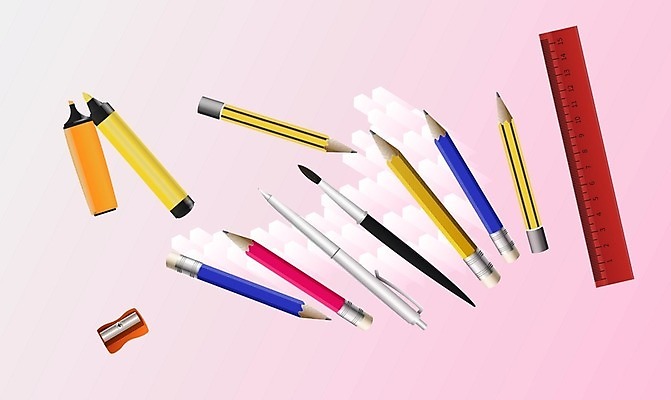 EPS 해외이미지 템플릿 디자인 교육 백그라운드 오렌지 일러스트 비즈니스 학교 문구용품 미술 그래픽 책 빨간색 초록색 파란색 빛 세트 컬러풀 사무실 연필 펜 볼펜 노란색 3D 우주 검은색 페인트 장비 흰색 기구 공구 플라스틱 오브젝트 그림 신분 예술가 거짓 고립 엘리먼트 목업 현실 해외일러스트 컬러 과일 재질 문화예술 학용품 필기구 도구 디지털합성 파일형식 벡터 이미지허브