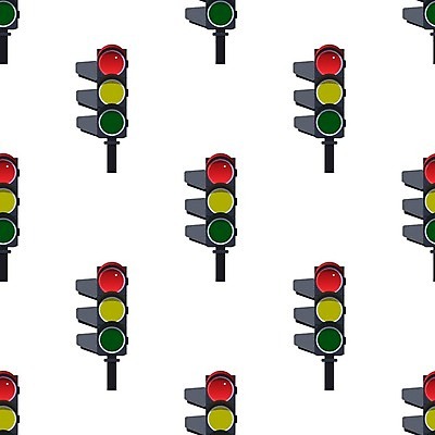 EPS 해외이미지 디자인 도로 백그라운드 패턴 일러스트 추상 미술 안전 그래픽 장식 빨간색 초록색 빛 노란색 흰색 질감 신호 모자이크 엘리먼트 해외일러스트 길 컬러 무늬 교통시설 문화예술 파일형식 벡터 이미지허브