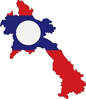 EPS 해외이미지 모양 디자인 실루엣 백그라운드 지도 일러스트 깃발 플랫 심플 윤곽 라오스 고립 지도책 해외일러스트 아시아 촬영기법 책 파일형식 벡터 이미지허브