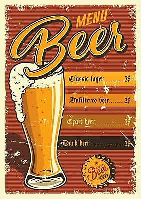EPS 포스터 별 일러스트 맥주 타이포그라피 사람없음 주황색 흐름 빈티지 병뚜껑 메뉴 복고 맥주잔 맥주거품 국내일러스트 자연요소 문자 컬러 컨셉 술잔 주류 거품 파일형식 벡터 이미지허브