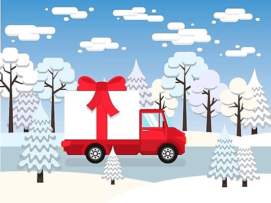EPS 해외이미지 계절 행복 리본 도로 여행 크리스마스 겨울 일러스트 교통시설 자동차 휴가 새로움 선물 풍경 빨간색 상자 화물 흰색 표현 인사 시간 바퀴 플랫 배달원 숲 연도 심볼 서비스 속도 활 상업 패키지 짐차 소매 물류 루트 엘리먼트 자동 해외일러스트 직업 기념일 감정 길 육상교통 컬러 교통 컨셉 운송업 예절 시설 파일형식 벡터 이미지허브
