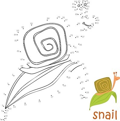 EPS 해외이미지 동물 길 어린이 선 일러스트 책 숫자 게임 점 퍼즐 그리기 연결 그림 달팽이 미로 시트 해외일러스트 문자 모션 놀이 연체동물 사람 파일형식 벡터 이미지허브
