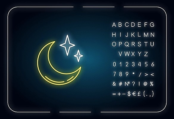 EPS 해외이미지 알파벳 일러스트 날씨 사람없음 파란색 반짝임 숫자 달러 유로 물음표 퍼센트 느낌표 초승달 네온 특수문자 파운드 골뱅이기호 해외일러스트 문자 기호 영어 컬러 돈 모션 달 특수기호 파일형식 벡터 이미지허브