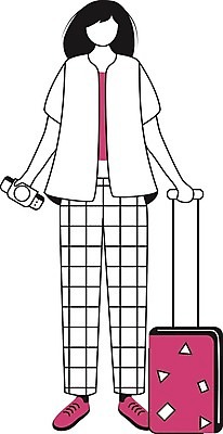 EPS 해외이미지 캐릭터 학생 디자인 선 여행 백그라운드 일러스트 휴가 항해 사람 세계 여행객 여행가방 짐 흰색 티켓 플랫 만화 준비 그림 문서 여권 심플 윤곽 팩 통과 고립 수하물 얇은 예산 해외일러스트 일러캐릭터 컬러 배_교통 가방 화장품 파일형식 벡터 이미지허브