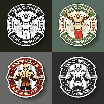 EPS 해외이미지 라이프스타일 디자인 스포츠 컨셉 스티커 신체 일러스트 학교 근육 건강 타이포그라피 그래픽 세트 운동 라벨 방 수확 인쇄 보디빌딩 보디빌더 심볼 연습 사인 클럽 체육관 복고 배지 우표 휘장 엘리먼트 옛날 운동가 해외일러스트 문자 교육 농업 프레임 생활 헬스 파일형식 벡터 이미지허브