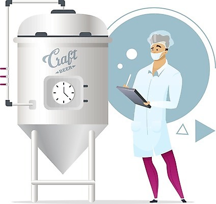 EPS 해외이미지 전신 남자 일러스트 공장 맥주 마스크 한명 들기 사람 태블릿 감독 검사_조사 탱크 맥주통 양조장 위생복 성인남자한명만 해외일러스트 직업 1 공업 모션 주류 전자제품 스마트기기 남자한명만 성인남자만 파일형식 벡터 이미지허브