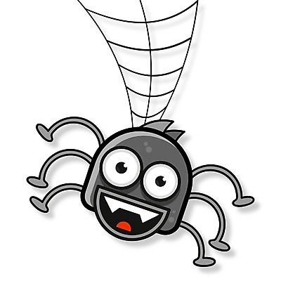 EPS 해외이미지 동물캐릭터 곤충 일러스트 매달리기 사람없음 거미줄 거미 해외일러스트 일러캐릭터 동물 캐릭터 모션 파일형식 벡터 이미지허브