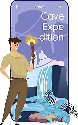 EPS 해외이미지 남자 일러스트 모바일 한명 들기 성인 스마트폰 폭포 탐험 동굴 플랫 모험가 엘리먼트 횃불 성인남자한명만 해외일러스트 1 모션 자연 사람 핸드폰 스마트기기 도구 남자한명만 성인남자만 파일형식 벡터 이미지허브