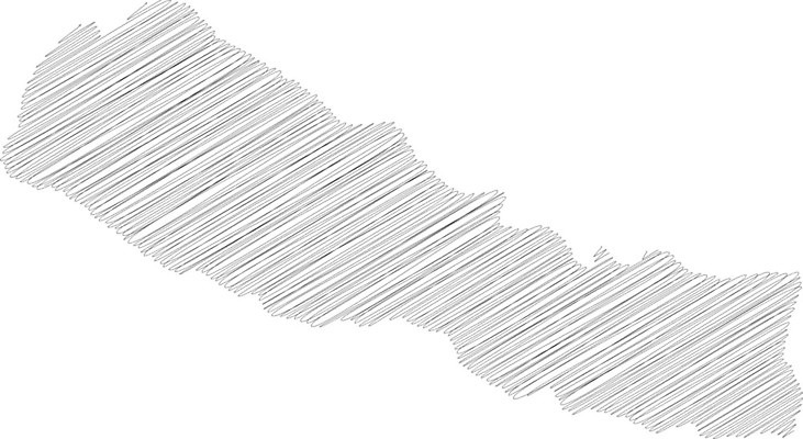 EPS 해외이미지 모양 실루엣 여행 백그라운드 컨셉 지도 일러스트 그래픽 세계 연필 검은색 낙서 땅 스케치 자르기 가득함 심볼 묘사 심플 윤곽 영토 지역 네팔 고립 전국 지도책 지리 디테일 해외일러스트 아시아 컬러 모션 학용품 촬영기법 미술 책 필기구 파일형식 벡터 이미지허브