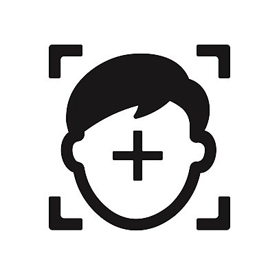 EPS 해외이미지 얼굴 선 백그라운드 컨셉 일러스트 안전 사람 컴퓨터 픽토그램 머리 정보 플랫 심볼 확인 사인 보안 신분 윤곽 시스템 고립 센서 스캐너 스캔 신분증 인공 지능 탐지 해외일러스트 신체부위 전자제품 증명서 파일형식 벡터 이미지허브