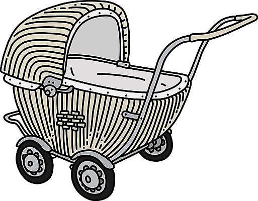 EPS 해외이미지 어린이 일러스트 베개 엄마 빛 카트 산책 이불 수확 흰색 아기 신생아 잠 클래식 만화 크림 복고 유모차 옛날 해외일러스트 컬러 컨셉 농업 가족 침구 휴식 사람 아기용품 파일형식 벡터 이미지허브